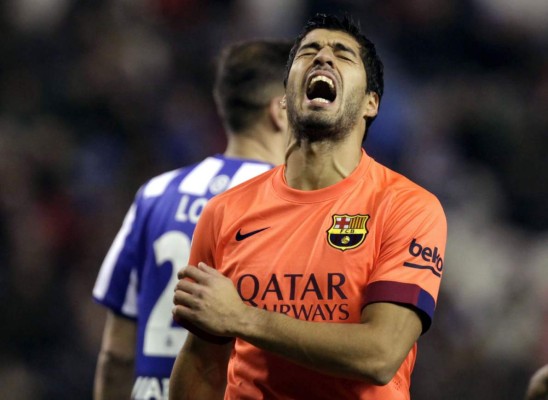 La desesperación por marcar de Luis Suárez, el nuevo problema del Barcelona