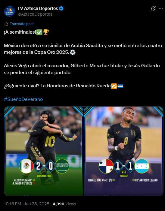 Faitelson se descarga contra México y reacciona a Honduras: esto dicen del cruce