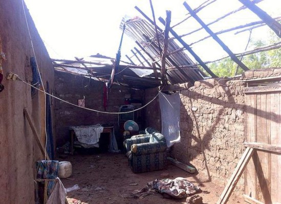 Las familias afectadas son del barrio Altos del Sur.