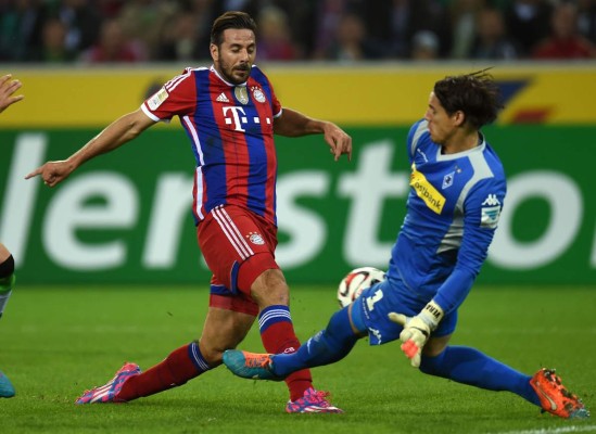 El Bayern se queda sin gol contra el Borussia Mönchengladbach