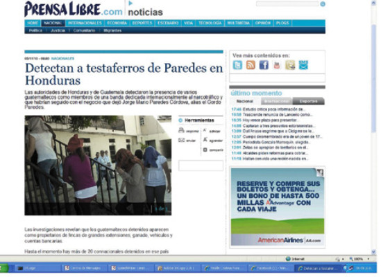 Chapines serían testaferros del 'Gordo” Paredes