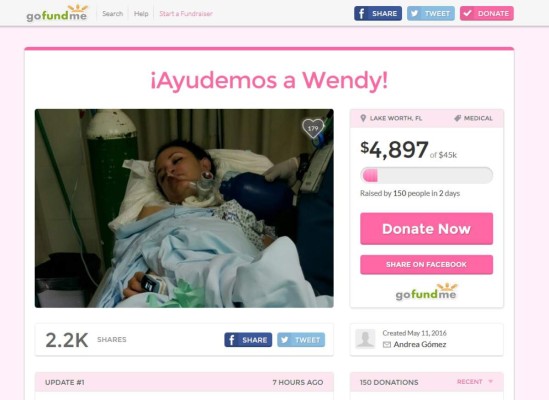 Wendy, la hondureña víctima de la violencia que busca apoyo