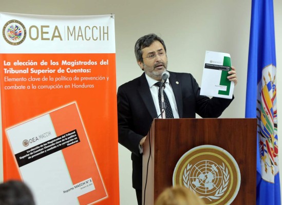 Maccih vigilará proceso de elección de nuevos magistrados del TSC