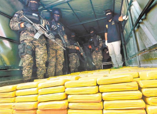 Honduras ha decomisado más de 3 toneladas de droga en 2018