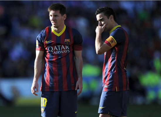 Xavi Hernández se quejó del césped tras la derrota en Valladolid