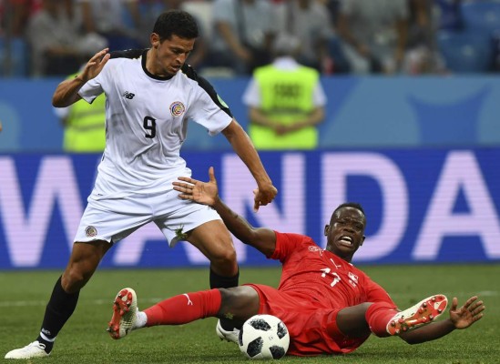Costa Rica empató con Suiza y dice adiós al Mundial de Rusia 2018