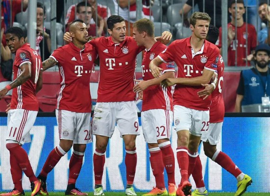El Bayern Múnich recetó una manita en la Champions League