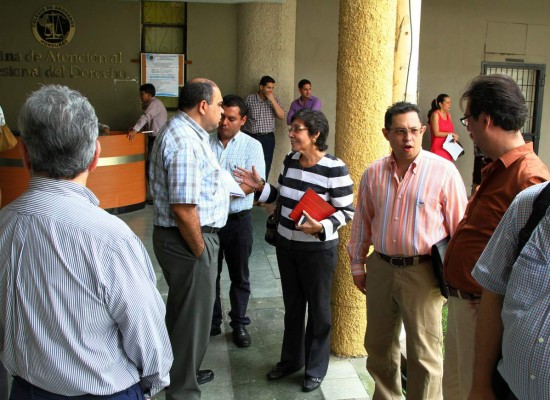 Abogados de San Pedro Sula protestan por reforma a artículo