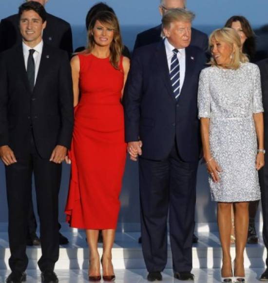 Las imágenes de la sonriente ex modelo junto al líder canadiense se viralizaron casi de inmediato en redes sociales.