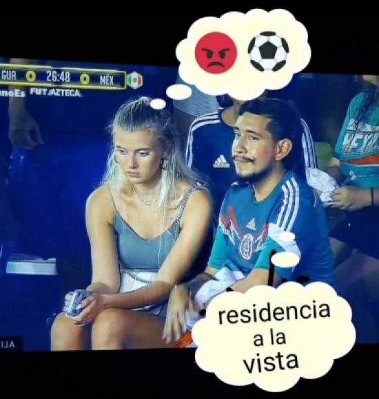 Las redes sociales se empezaron a inundar de todo tipo de comentarios y memes con esta hermosa, divertida y emocionante historia de amor que se disfrutó en el partido de México contra Guatemala por Copa Oro 2021.