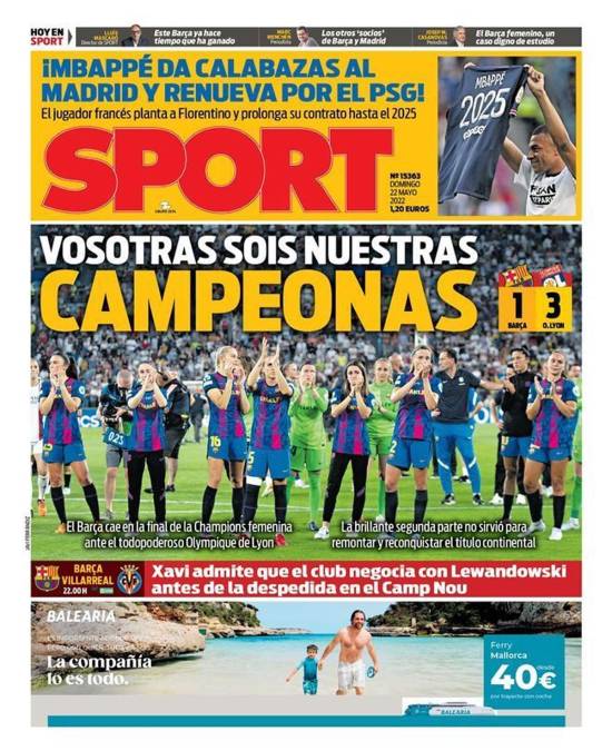 En Francia se mofan del Real Madrid: Las portadas de la renovación de Mbappé con el PSG