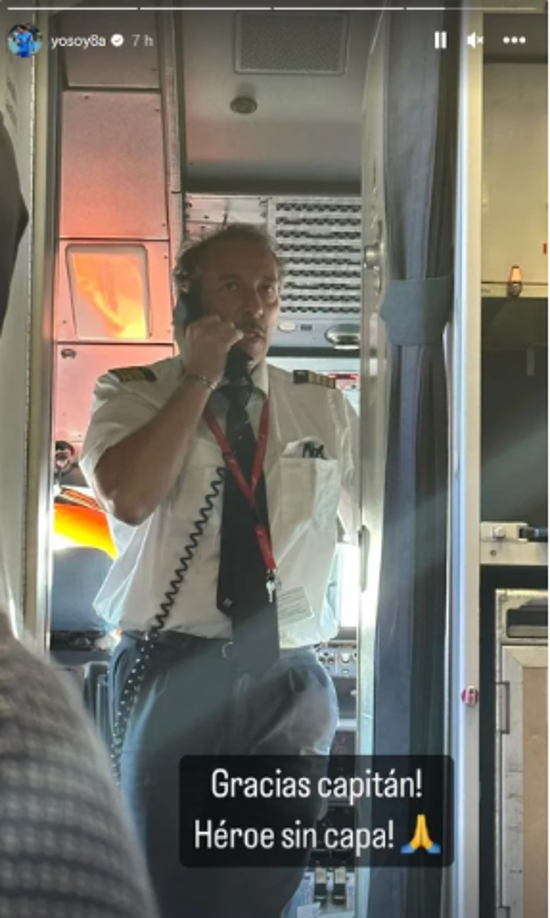 Asimismo, agradeció al piloto por tomar la decisión más acertada en el momento crítico.