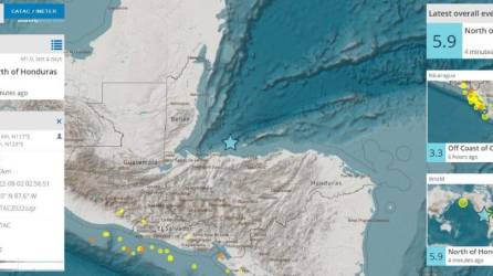 Fuerte sismo sacudió a Honduras dejando varias réplicas