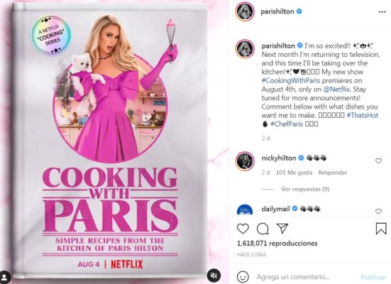 ¿De empresaria a chef? De esto tratará el nuevo programa de Paris Hilton  