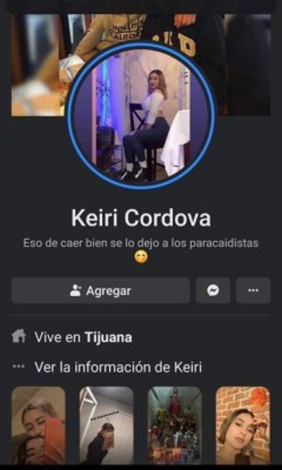 Después de descuartizar a Keiri alguien usó su Facebook.