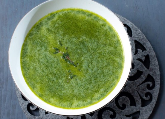 Receta de hoy: Crema de pera y espinaca