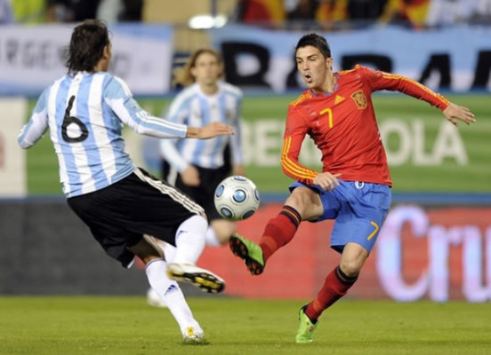 España doblegó a Argentina en amistoso