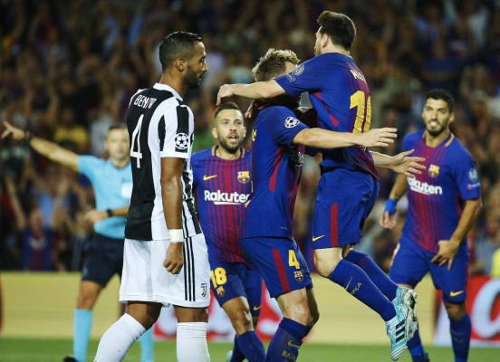 Messi guía goleada del Barcelona sobre la Juve en el inicio de la Champions