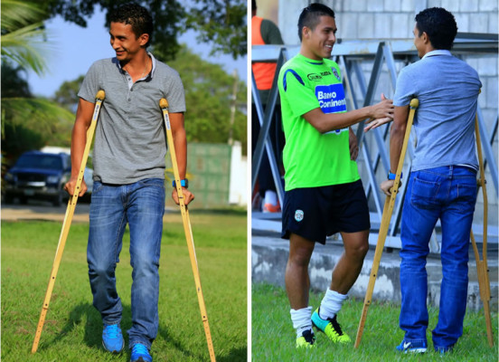 Mario Berríos llega a darle ánimos al Marathón