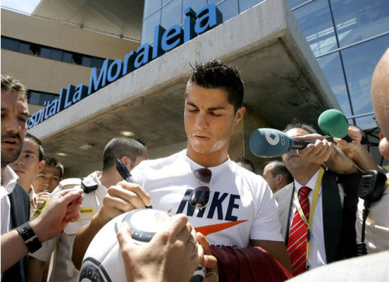 Histórica presentación de Cristiano Ronaldo