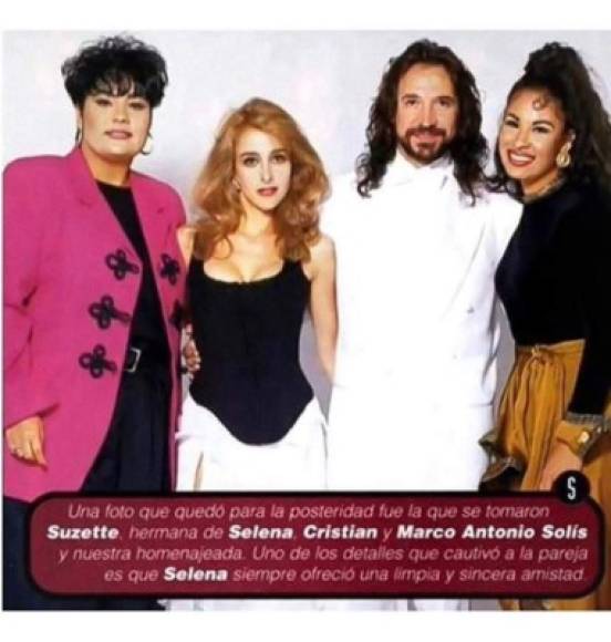 Gracias a la profesión de su esposo Cristy se ha relacionado con famosas celebridades como Selena Quintanilla.