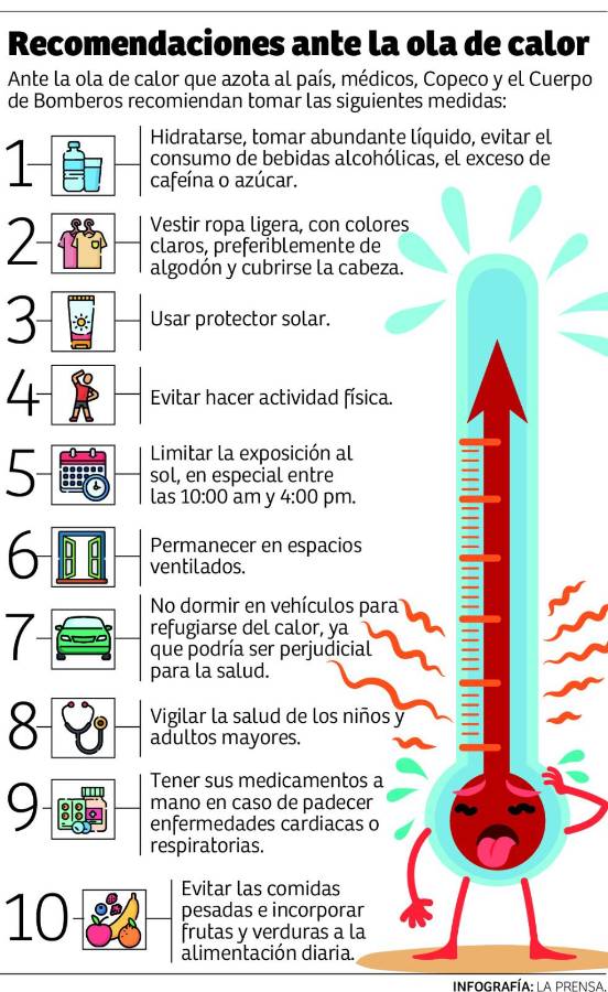 Recomendaciones ante ola de calor