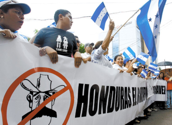'No a la injerencia; queremos elecciones”