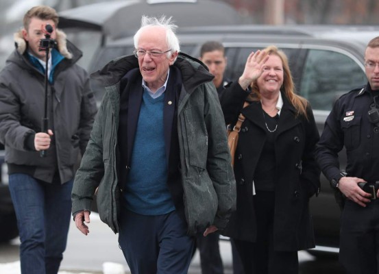 Sanders lidera elecciones en New Hampshire, Biden lo da por perdido