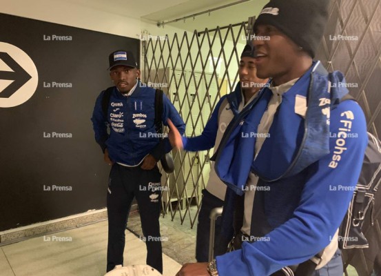La selección hondureña ya se encuentra en New Jersey