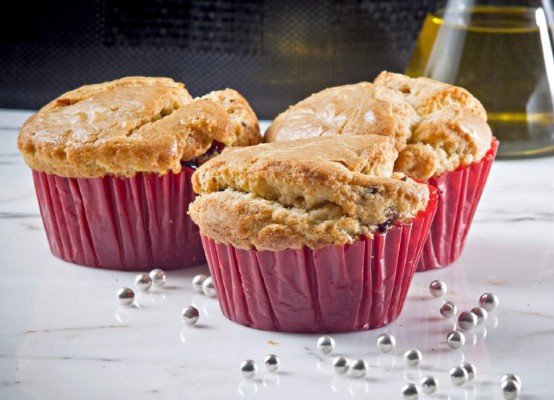 Cómo hacer muffins con frutas
