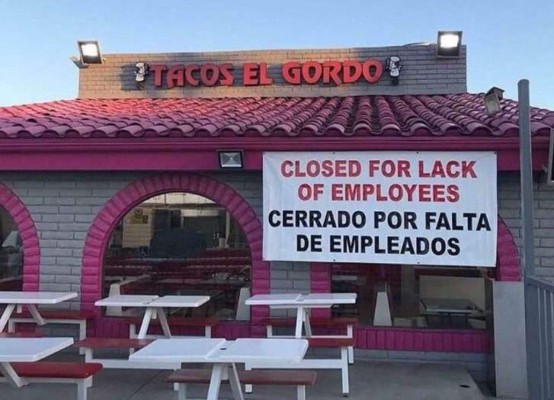 EEUU: Cierra taquería por falta de personal tras políticas de Trump