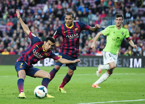 Un histórico Messi comanda al Barcelona antes del clásico
