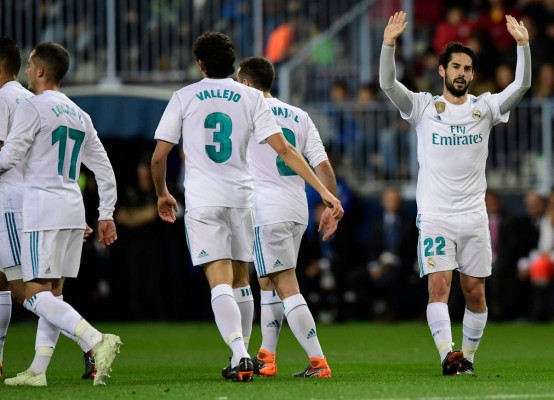 ¡Sin Cristiano! Real Madrid escala en la tabla con triunfo frente al Málaga