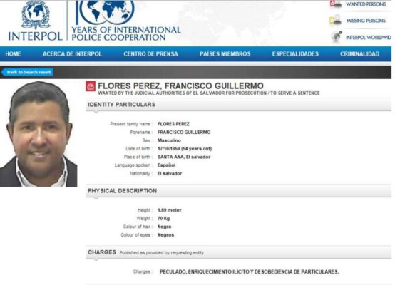 Ministro: 'Es cuestión de horas para capturar al expresidente Flores'