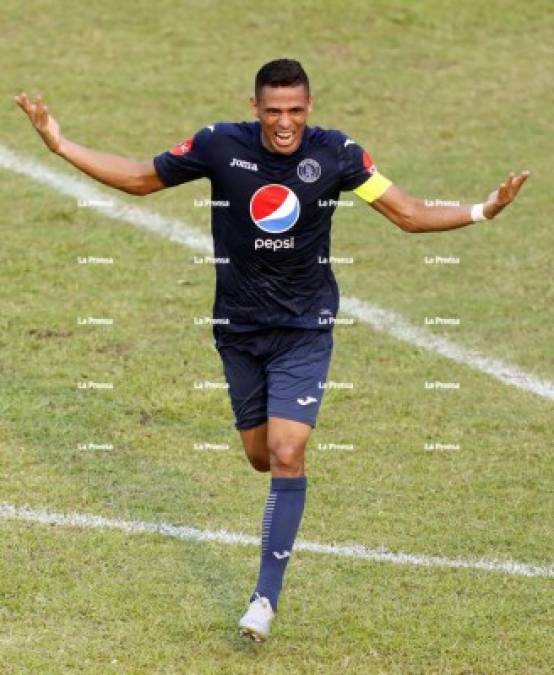 Juan Pablo Montes, capitán del Motagua, sentenció al Marathón con el segundo gol.