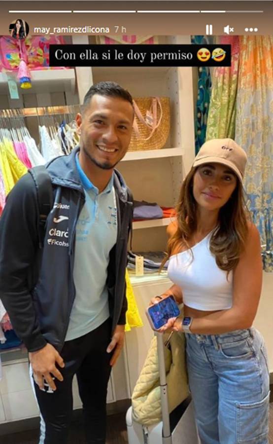 Marlon Licona junto a Antonella Roccuzzo.