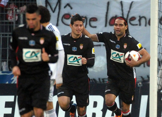 Falcao y James Rodríguez llevan al Mónaco a dieciseisavos de la Copa