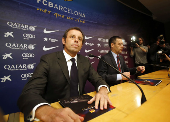 Sandro Rosell hace oficial su renuncia a la presidencia del Barça