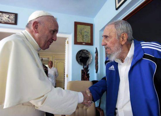 Histórico encuentro: El Papa visitó a Fidel Castro en su casa