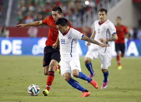 México y Chile dejaron a deber los goles en amistoso