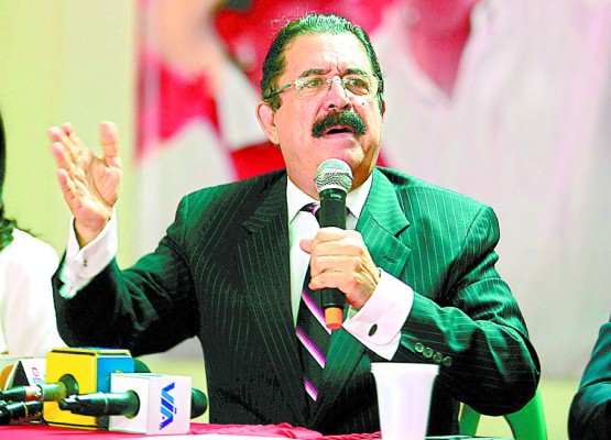 Mel Zelaya ve 'normales” debates en el Partido Libre