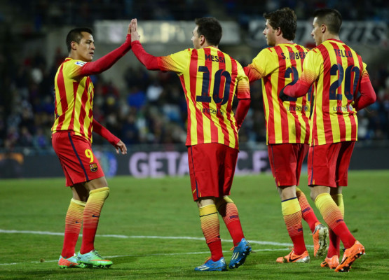 Doblete de Messi y el Barça pasa sin problemas a cuartos de Copa del Rey