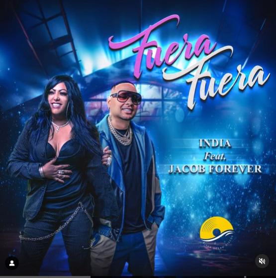 La India junto a Jacob Forever en una imagen de Instagram.