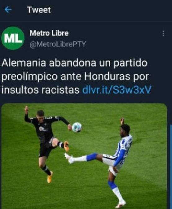 Lo ocurrido supuestamente en el Honduras vs Alemania le da la vuelta al mundo.