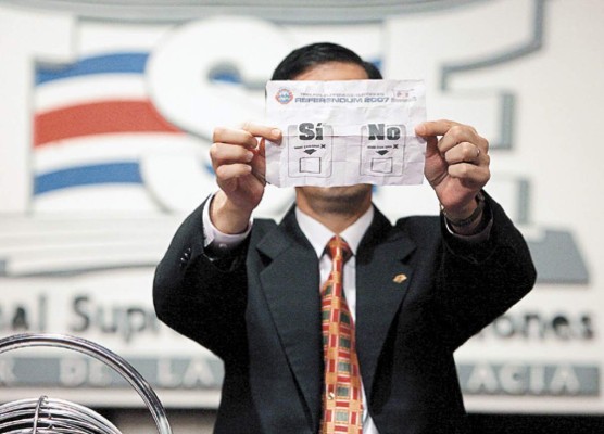 Ticos van a referendo por Cafta