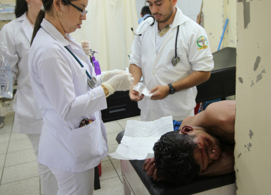 Supuesto asaltante se salva de morir linchado