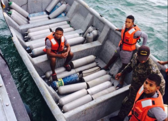 Decomosan equipo para pesca ilegal en Islas de la Bahía