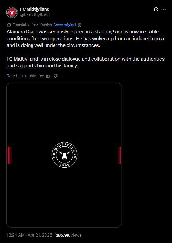 Terrible: Apuñalan a futbolista en Europa y esto informan sobre su estado