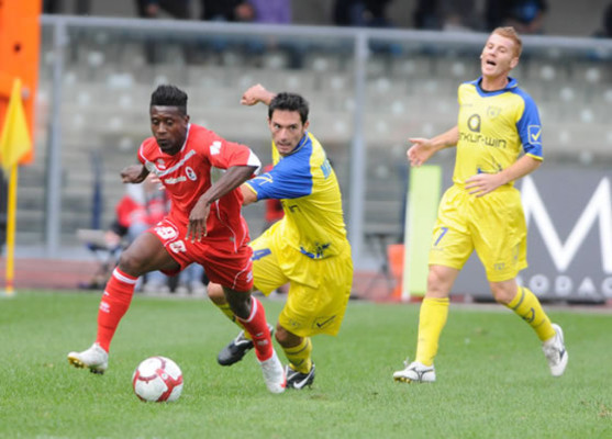 Edgard Álvarez llegó sólo a triunfar con el Bari