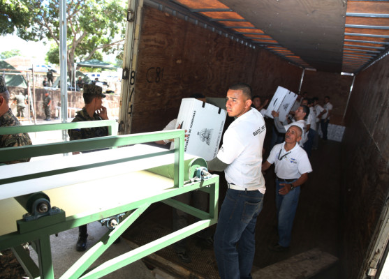 Hoy inició distribución del material para elecciones en Honduras